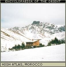High Atlas mountains, here at the ski resort of Oukaïmeden, Morocco.