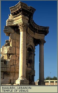 Temple of Jupiter at Baalbek, Lebanon.