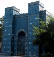 The Ishtar gate at its original place, but it is merely a reconstruction.
