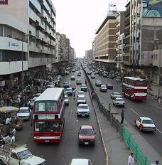 Al-Jamouri Street. Baghdad, Iraq (photo 2001).