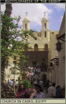 The Hanging church in Cairo, Egypt.