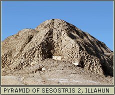 Pyramid at Illahun near Fayoum, Egypt.