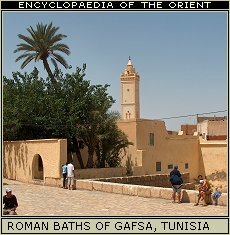 The Roman pools of Gafsa, Tunisia.