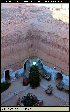 Traditional troglodyte dwelling of Gharyan, LIbya.
