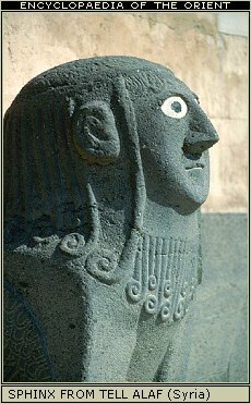 Hittite sphinx from Tell Alaf (Syria)