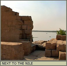 Kom Ombo: The site lies immediately east of the Nile.