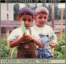 Kurdish man in guerilla garment.