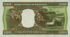 Mauritanian 500 ouguiyas