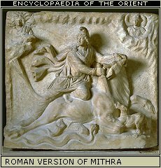 Roman version of Mithra slaying the sacred bull.