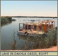 Lake in Dakhla Oasis, Egypt