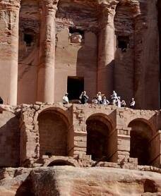 The Palace Tomb is often neglected by those in a hurry. It should not, the climb up here is quite stunning. Petra, Jordan