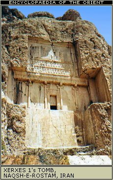 Xerxes 1's tomb, Naqsh-e-Rostam, Iran.