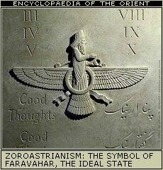 Faravahar, symbol of Zoroastrianism