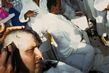 At Mina, heads are shaven, marking the end of the Hajj.