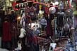 Tourist shops in the modern village.