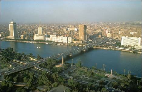 Cairo seen from Giza