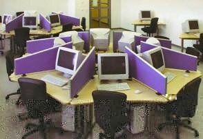 Internet cafe in Morocco