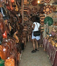 Leather shop in Tunisia